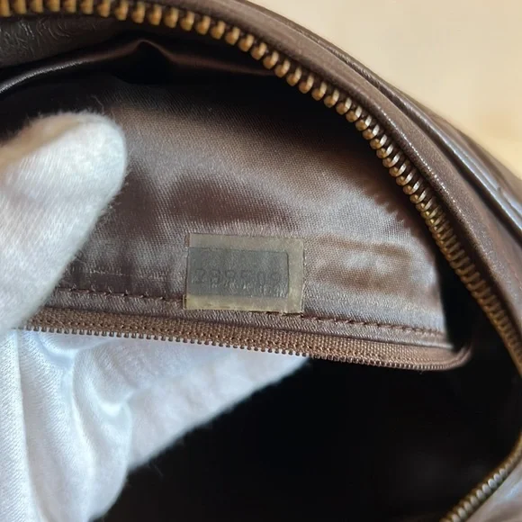 CHANEL brown lamb skin camera bag - Picture 14 of 16